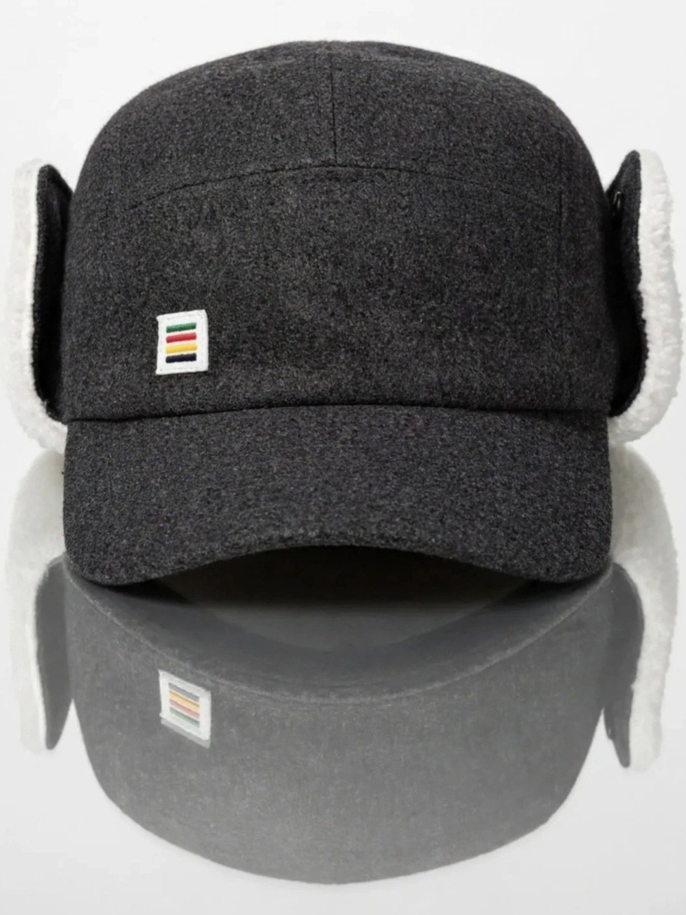 Hudson's Bay HBC HB Stripes Sherpa Lined Trapper Cap Limited Edition NWT